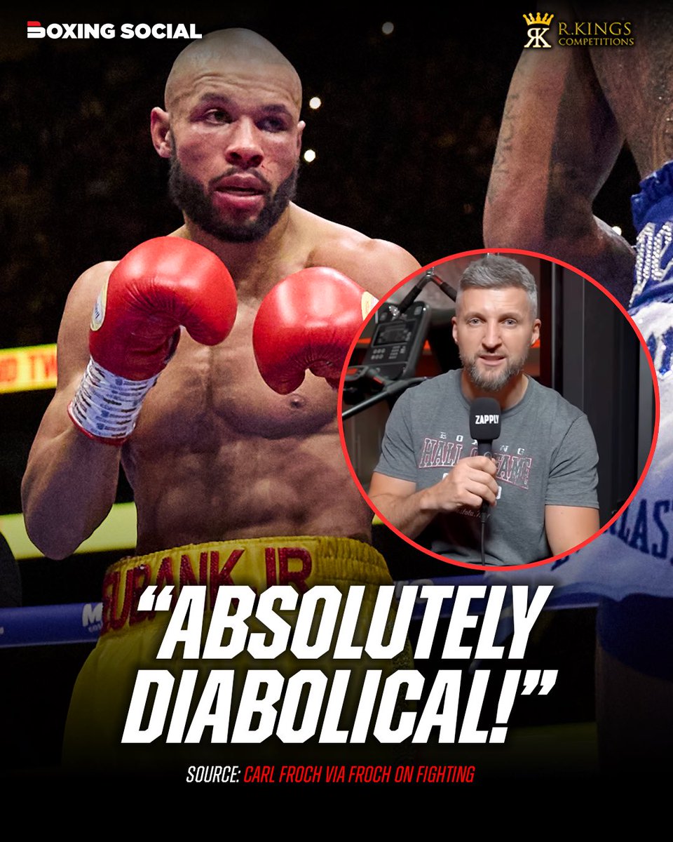 boxing_social's tweet image. “𝐀𝐛𝐬𝐨𝐥𝐮𝐭𝐞𝐥𝐲 𝐝𝐢𝐚𝐛𝐨𝐥𝐢𝐜𝐚𝐥!” 😳

@Carl_Froch has reacted to Ben Shalom announcing Chris Eubank Jr’s return to the ring this year, calling Eubank’s performance in the Conor Benn rematch “diabolical”… 

(Froch on Fighting) #ChrisEubankJr