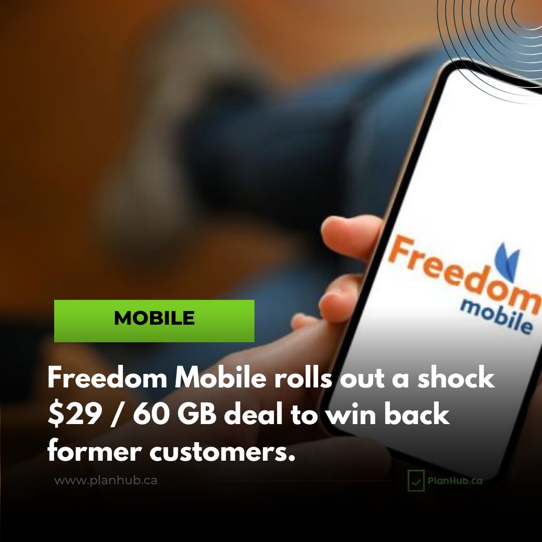 Freedom Mobile is currently trying to win back former subscribers with an ultra-aggressive offer.
planhub.ca/blog/en/freedo…