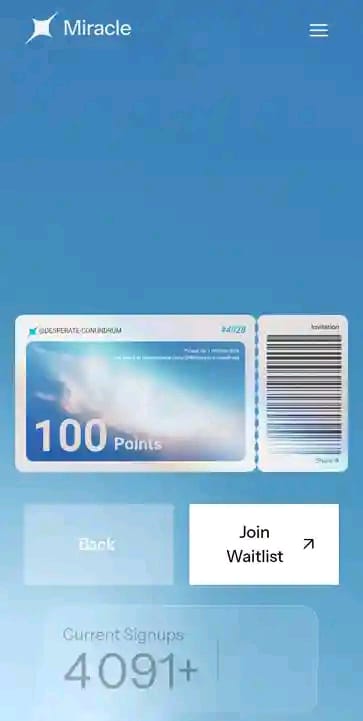 crypto_jib's tweet photo. Waitlist {miracle-trade} all user ‼️🤞
Potential airdrop 
Go to : https://t.co/yntqf6hIGh
•Submit email
•Verify your email
• Get your (miracle trade) card
•Invite friend 
•Done ✅

Wait for update https://t.co/ekTYT2kozX