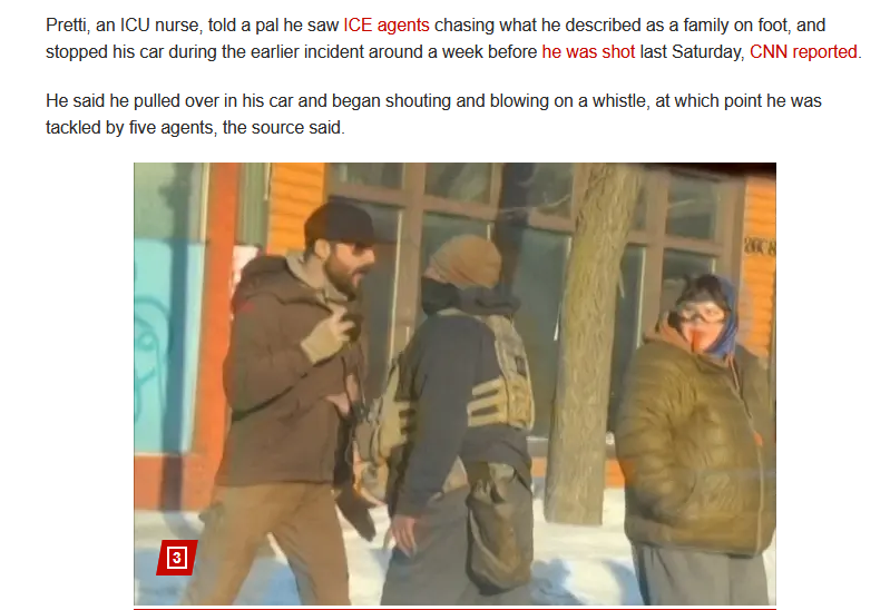 0hour1's tweet image. Pretti was driving around town chasing ICE AGENTS for weeks using his car as a drone missile.

This whole JUST A NURSE story is crumbling fast.