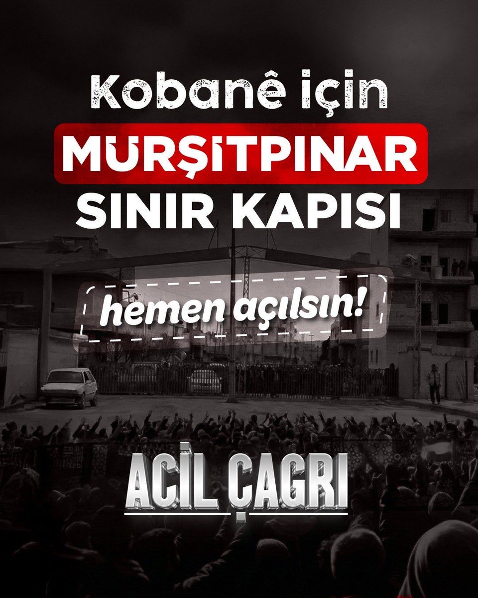 diyartabip's tweet photo. Kobanê'ye derhal kesintisiz bir insani koridor açılması talebimizi yineliyoruz. https://t.co/IBSEiGBouS