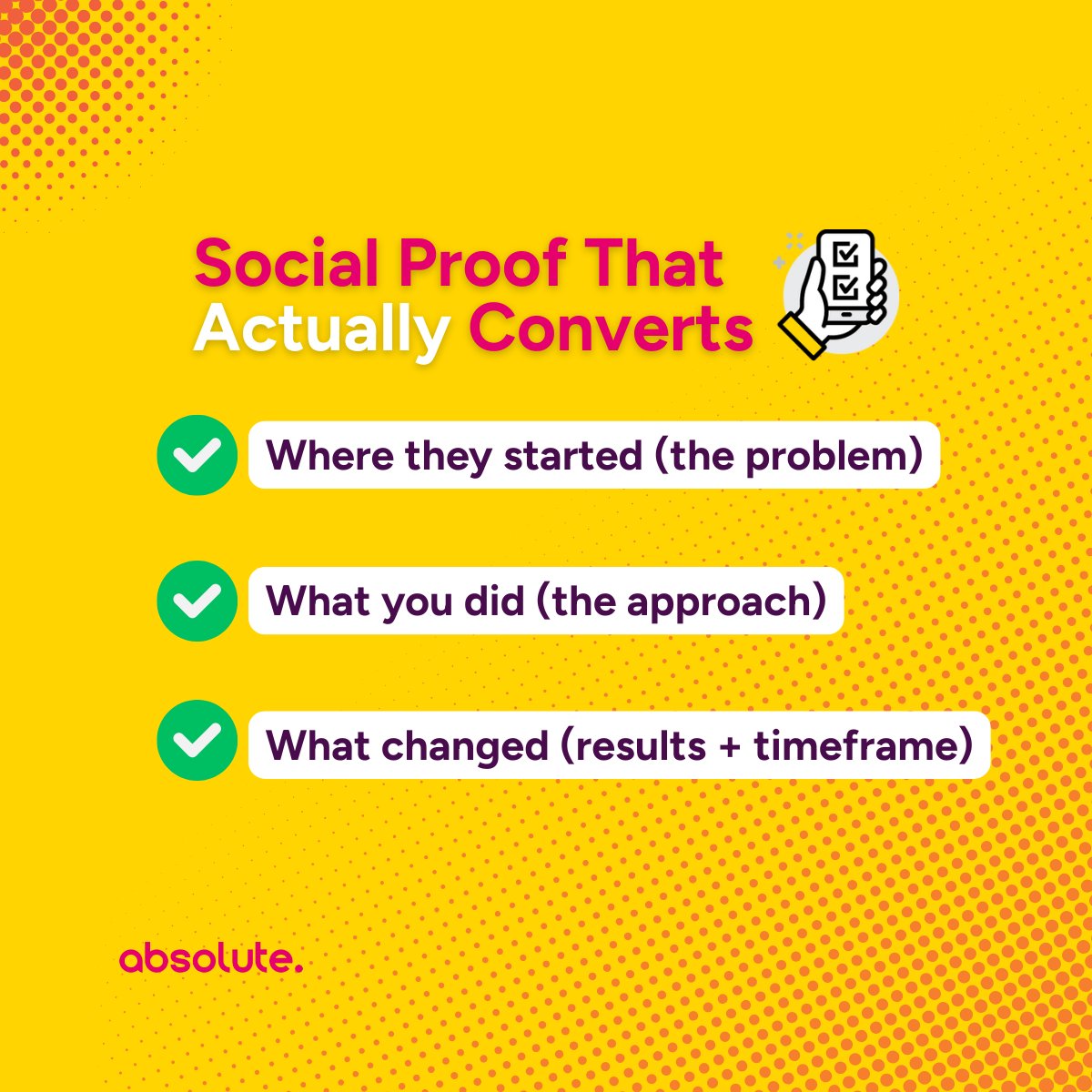 ⭐ Testimonials that convert have a structure:

📍 Starting point (problem)
🧩 What you did (approach)
📈 What changed (results + timeframe)
✅ Bonus: include industry + role
🎯 Specific beats “great service”

#CRO #Marketing  #SocialProof #DigitalMarketing #BrandTrust