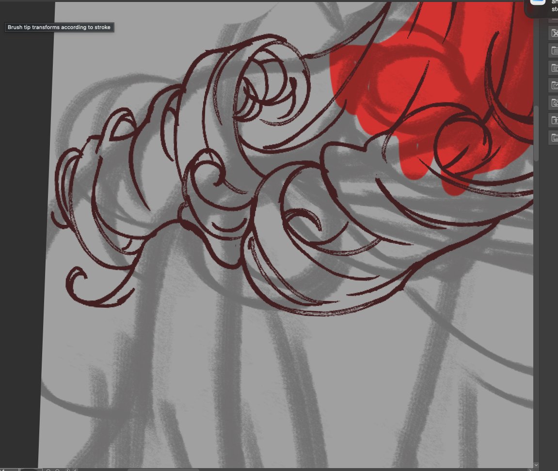 usoppsgf's tweet image. I can't share the full piece because it's a huge surprise, but this section of hair came out so nicely #wip