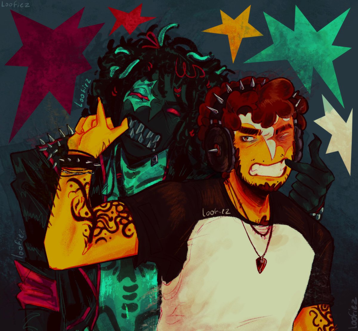 LOO_FIE's tweet image. Rockstar!Adminvirus

I should draw 1x more but figuring out what outfits to put them in makes it so hard 😭

#roblox #Forsaken #fanart #shedletsky #1x1x1x1 #adminvirus