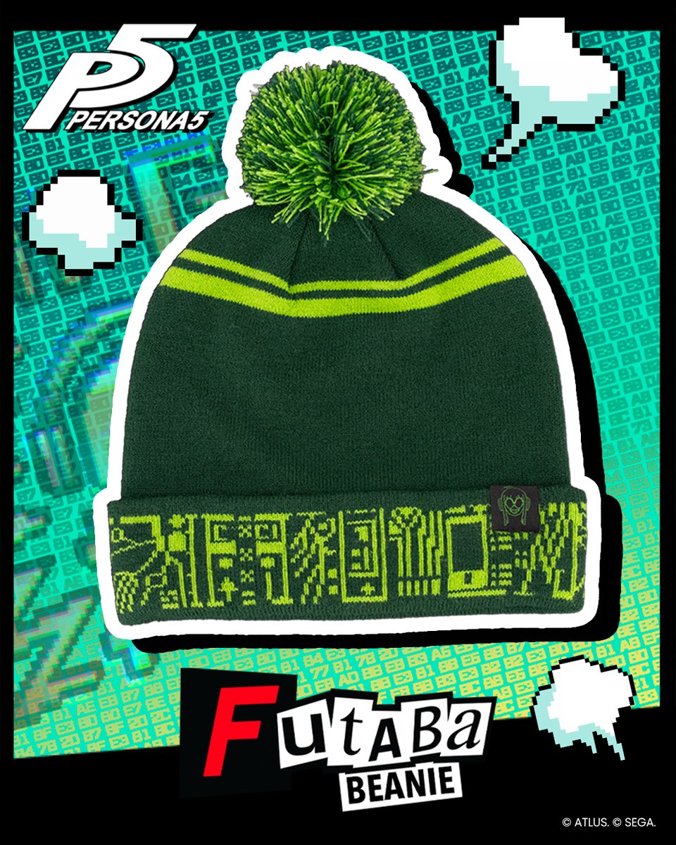 From the depths of cyberspace and the Metaverse, a new officially licensed Persona 5 beanie from <a href="/EightySixed/">Eighty Sixed</a> has appeared! 💚💻

Grab yours before it's gone!
🛒: bit.ly/P5-EightySixed…