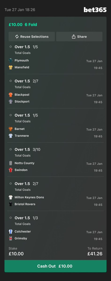 DanThompsonTips's tweet image. GOALS ACCA ⚽️

Add To Your Bet Slip - bet365.com/s/r/yQlBY