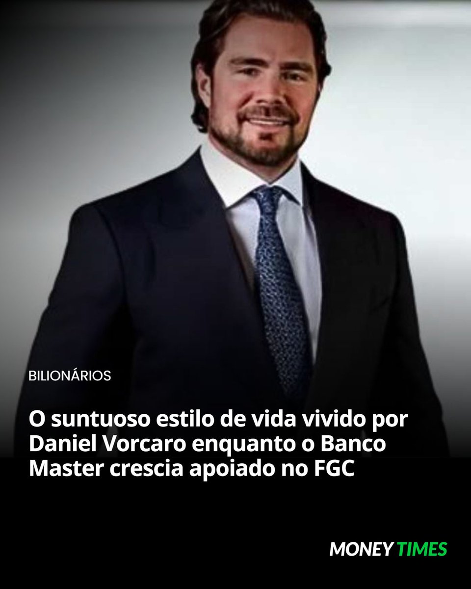 leiamoneytimes's tweet photo. Antes do colapso do Banco Master, Daniel Vorcaro ostentava recursos do banco e virou alvo da PF. Confira 👉: https://t.co/9TDPbO92EU
#BancoMaster #DanielVorcaro #CDBs #PolíciaFederal #MoneyTimes https://t.co/8IuhV8D777