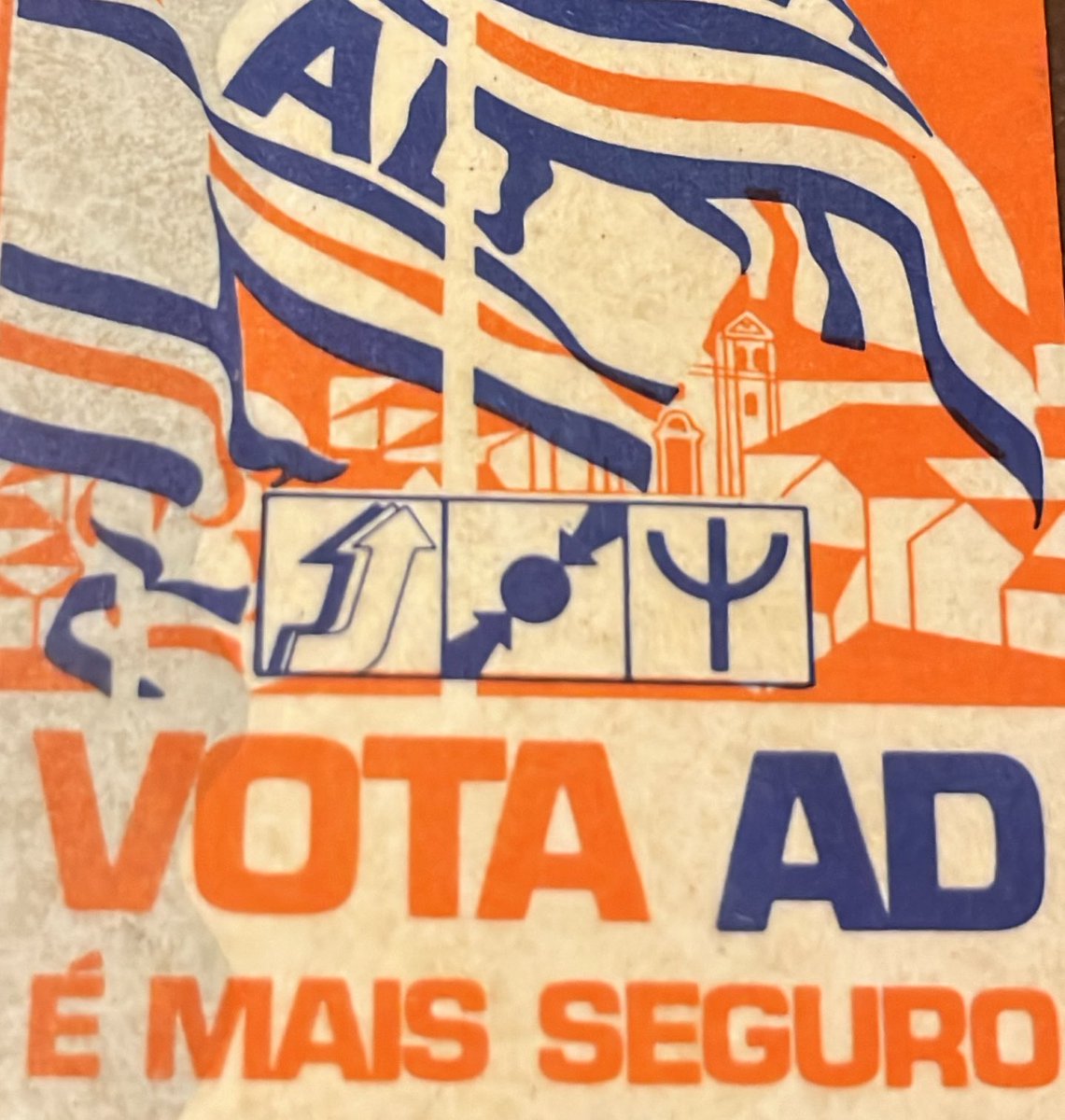 Arranjei um autocolante para o centro-direita nesta segunda volta.