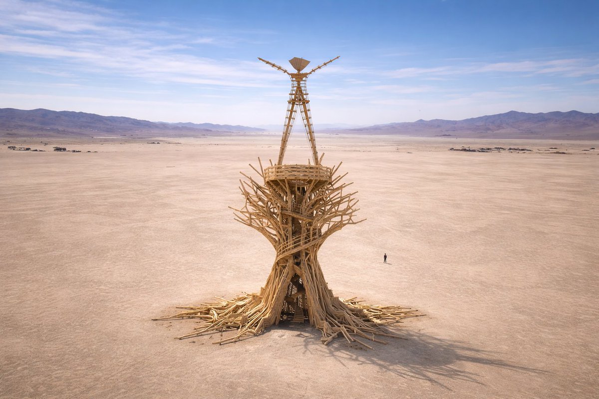 Honored to have my design proposal chosen by Burning Man Project for this years event...
journal.burningman.org/2026/01/news/o…