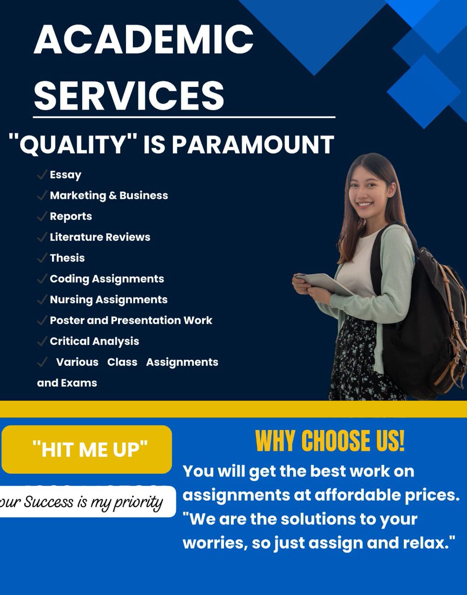 Need help in your assignments due?
√Biochemistry
√Pay someone,
√Calculus
√English 
√essaypay
√maths
√Stats
√Essaydue .
√Chemistry
√Nursing
√javascript.
√Statistic .
√Essay help
√Finance
√Accounting
√SPSS
√Python