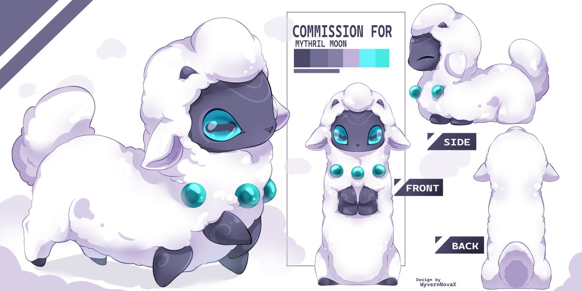 Sheep long boi design for @/MythrilMoonVT (⁠◍⁠•⁠ᴗ⁠•⁠◍⁠)⁠❤