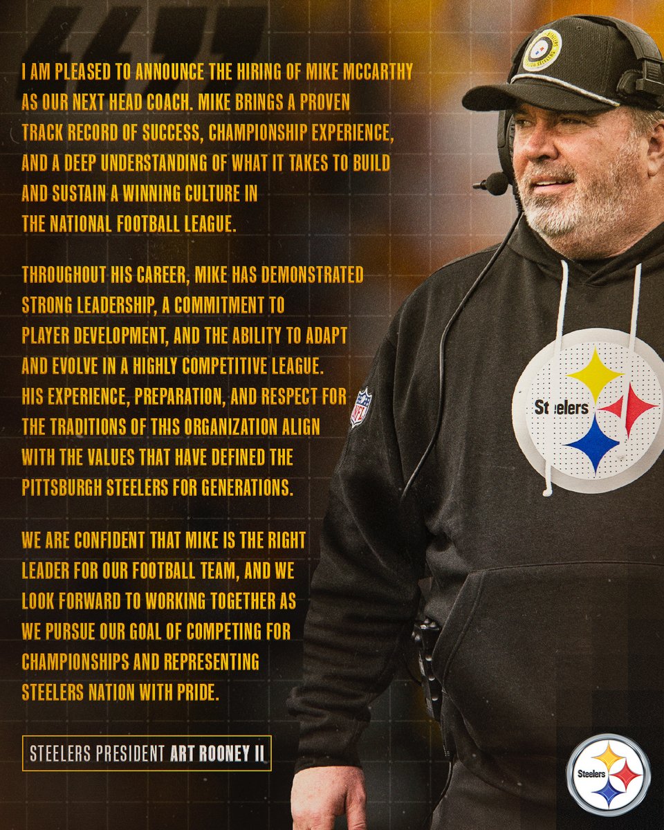 Steelers President Art Rooney II on Mike McCarthy: