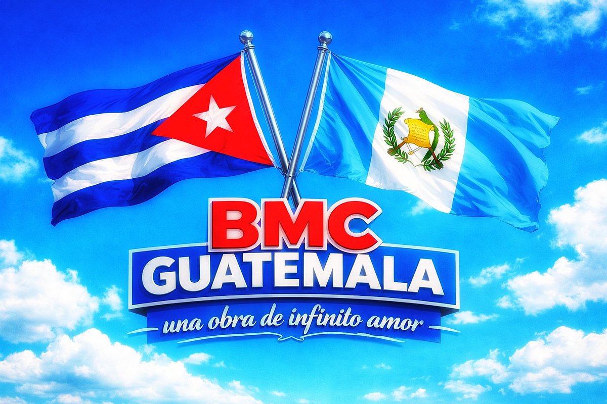 Una obra de infinito amor.
#BMCGuatemala
#Cubacoopera
<a href="/AguileraCu8835/">Cubana Aguilera</a> 
<a href="/mari80120/">Marieta Cutino</a> 
<a href="/nataliafdez1973/">Natalia Fdez</a> 
<a href="/Embajador_Gt/">Embajador de Cuba en Guatemala</a> 
<a href="/cubadebatecu/">Cubadebate</a> 
<a href="/GretzaP/">Gretza Sánchez Padrón</a> 
<a href="/BMCZacapa2023/">BMC Zacapa Guatemala</a> 
<a href="/BrunoRguezP/">Bruno Rodríguez P</a> 
<a href="/DiazCanelB/">Miguel Díaz-Canel Bermúdez</a> 
<a href="/PresidenciaCuba/">Presidencia Cuba 🇨🇺</a>