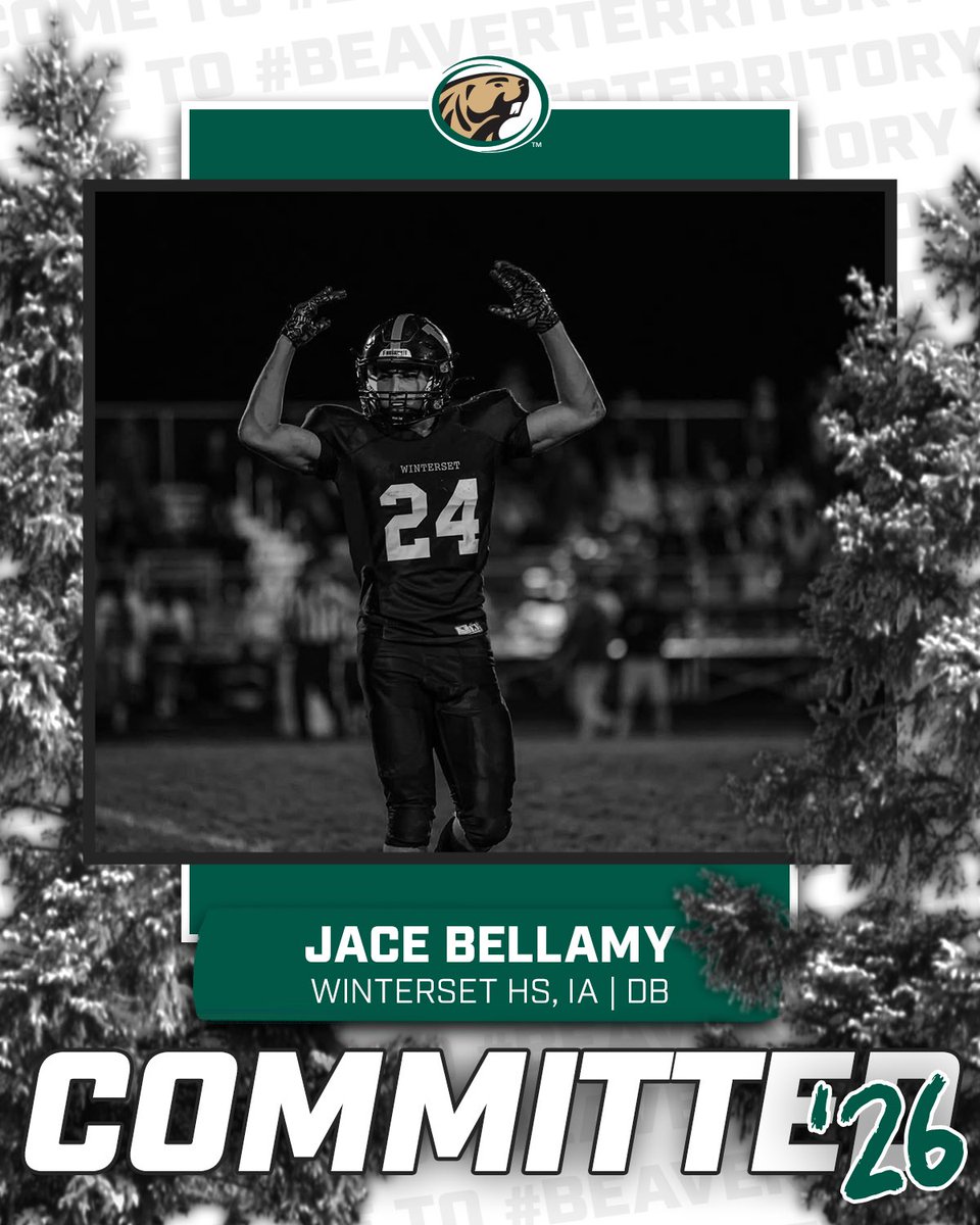 jace_bellamy24's tweet image. I’m beyond blessed to say that I have committed to Bemidji State University!Go Beavers!!! @BSUBeaversFB @ShevinJr @CoachBolte