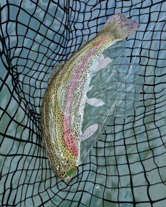 Art of the Day! "Rainbow Netted". Buy at: ArtPal.com/tmccall?i=2923…