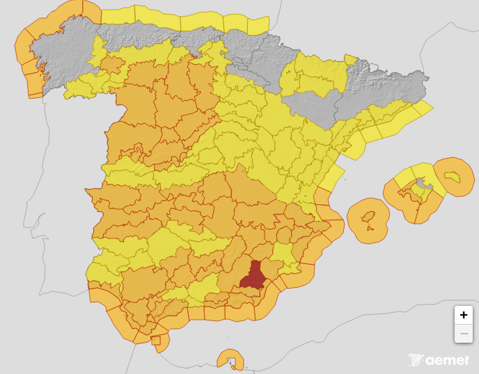 AEMET eleva a aviso rojo por viento una zona de la península.

Adivina 😅