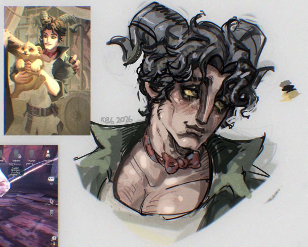 sfw

THAT'S MY LITTLE BABE! 🗣️🗣️🗣️
 #IdentityV #jeffreybonavita #goatman