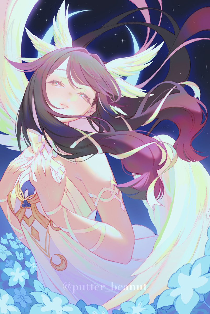 putter_beanut's tweet image. 🌙The Moon Goddess🌙
#Columbina #GenshinImpact