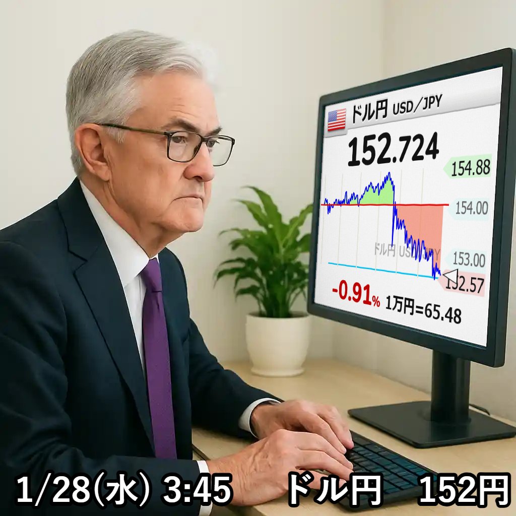 🇺🇸ドル円 USD／JPY】-0.91％ 152.724 #経済 #FX #国際 #アメリカ ※為替が152円72銭とな？？ まだだ
