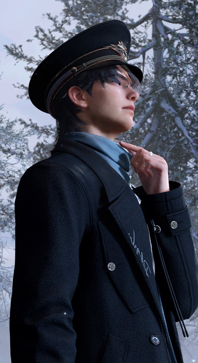 cloudbornedream's tweet image. colonel in winter clothes