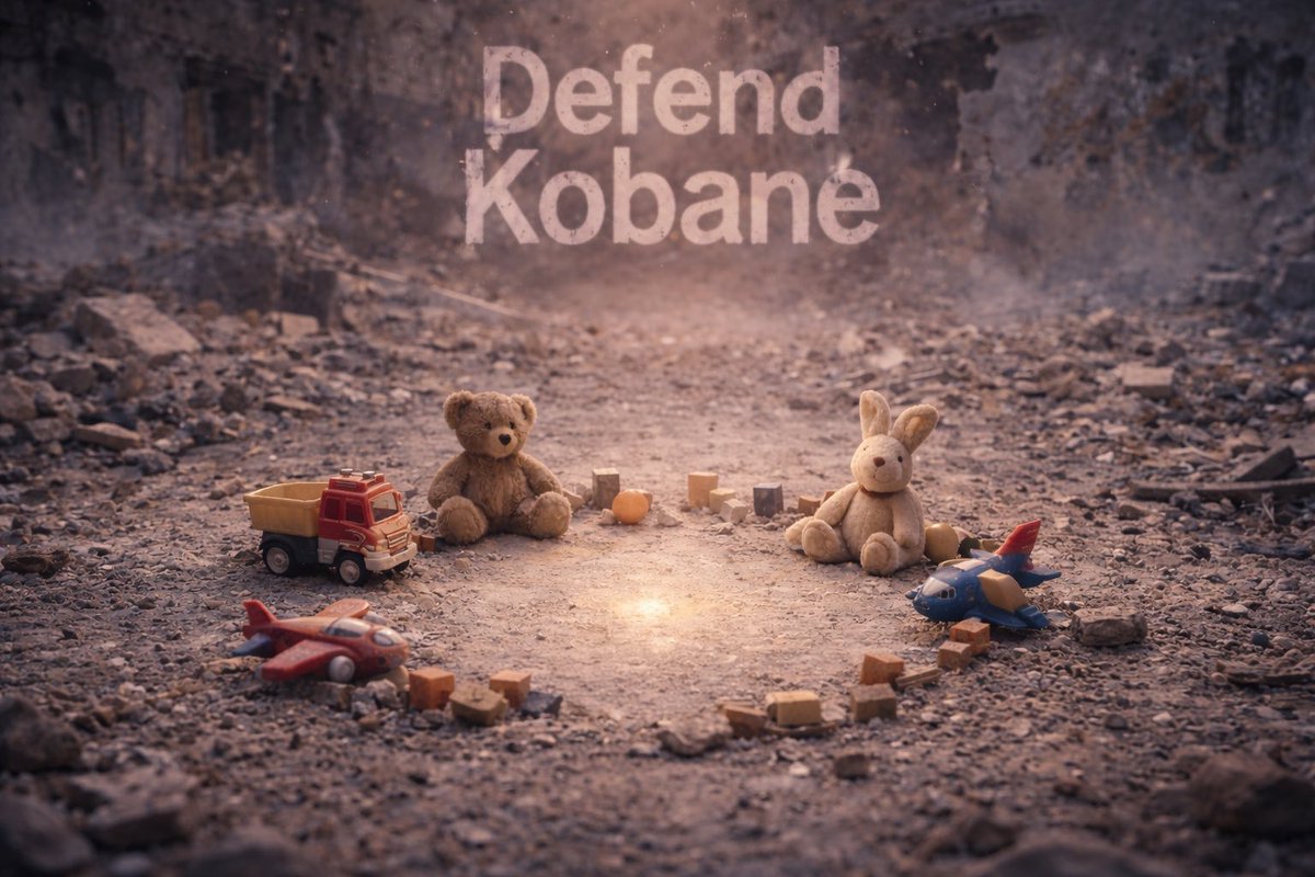 Sakiroo112's tweet photo. Kobani showed the world that resistance is not about weapons alone, but about will, unity, and dignity. History remembers those who refuse to kneel.

@eczozgurozel 
@elonmusk 

#KobaneUnderAttack 

 #HumanitarianCorridor4Kobane https://t.co/T9omYH69kI