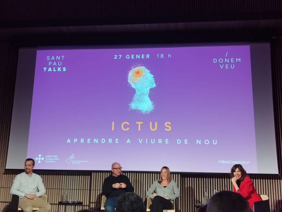 🧠 EstàPassant: participem en el primera edició dels #SantPauTalks d'aquest 2026.

Sota el títol 'Ictus, aprendre a viure de nou', la Mar Escudero, infermera de la #CECOS hi participa, donant a conèixer el paper del #SEM en l'atenció inicial de l'ictus. Especialment en l'atenció