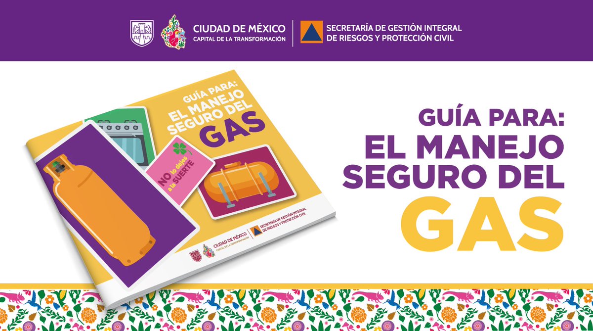 📒 Descarga gratis la "Guía para el Manejo Seguro del Gas", con la que podrás identificar los principales f#LaPrevenciónEsNuestraFuerzaactores de riesgo a los que estamos expuestos por su uso y almacenamiento. Incluye información importante sobre:

➡️ Características del gas LP y