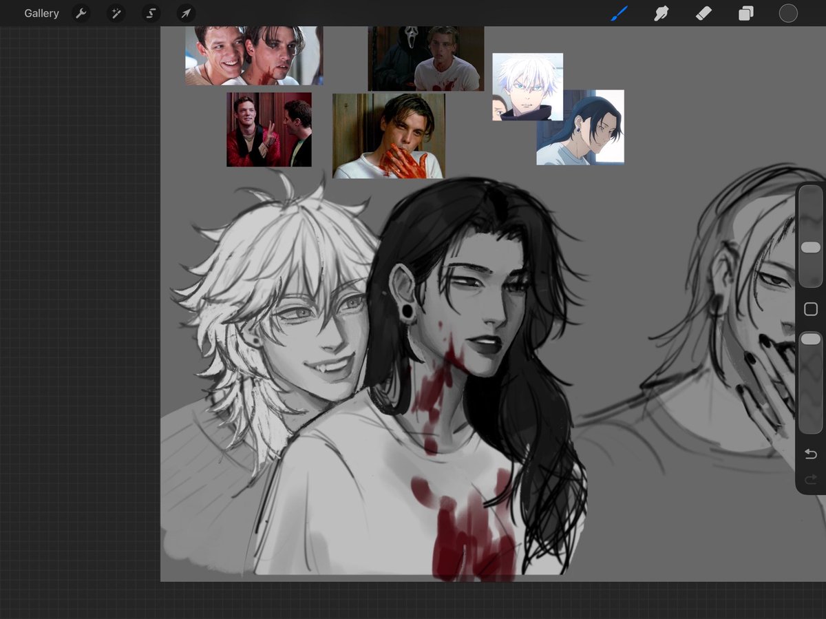 Painted over an old stsg yuri wip