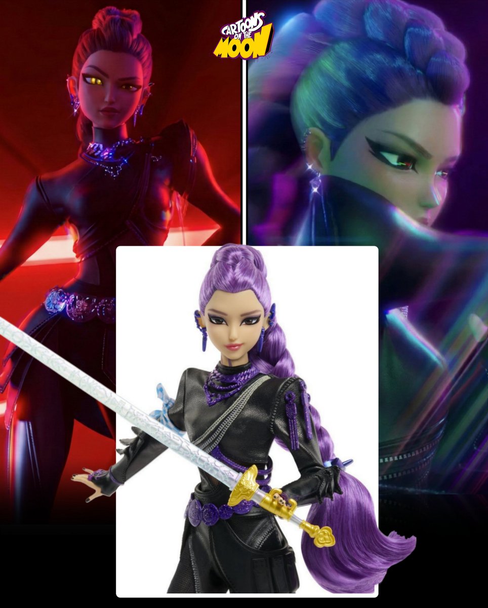 Primer vistazo a la muñeca de Rumi cazadora hecha por Mattel