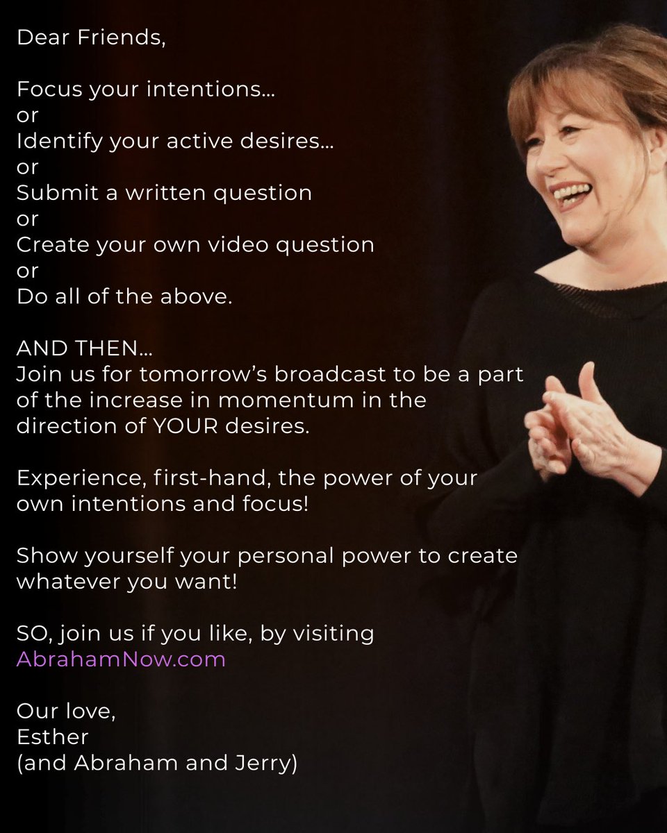 Esther Hicks tweet media