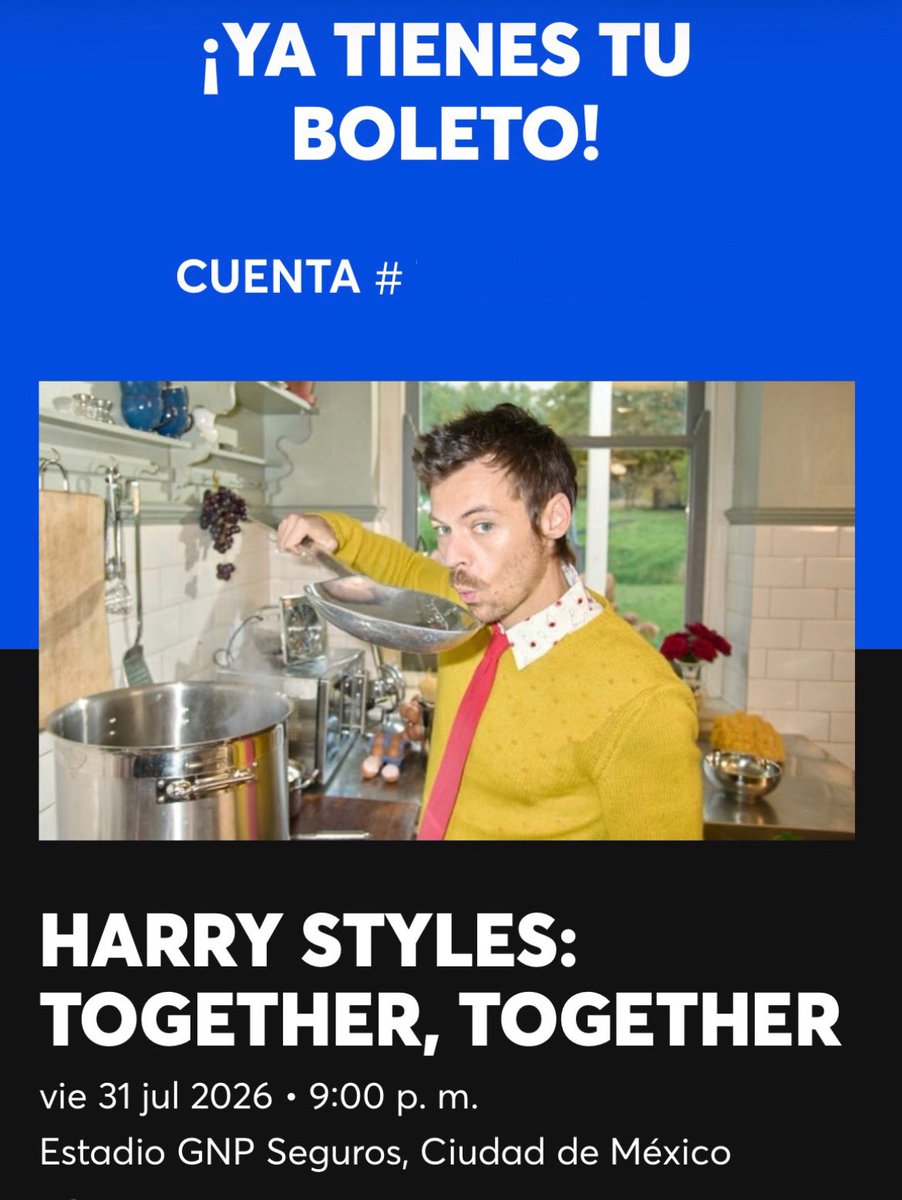 Mi amor por él crece con los años, otra vez tendré la oportunidad de verloooo. 😭❤️‍🩹