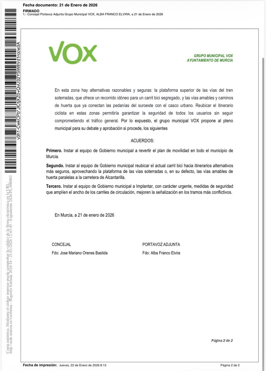 VOX Murcia Ayto tweet media
