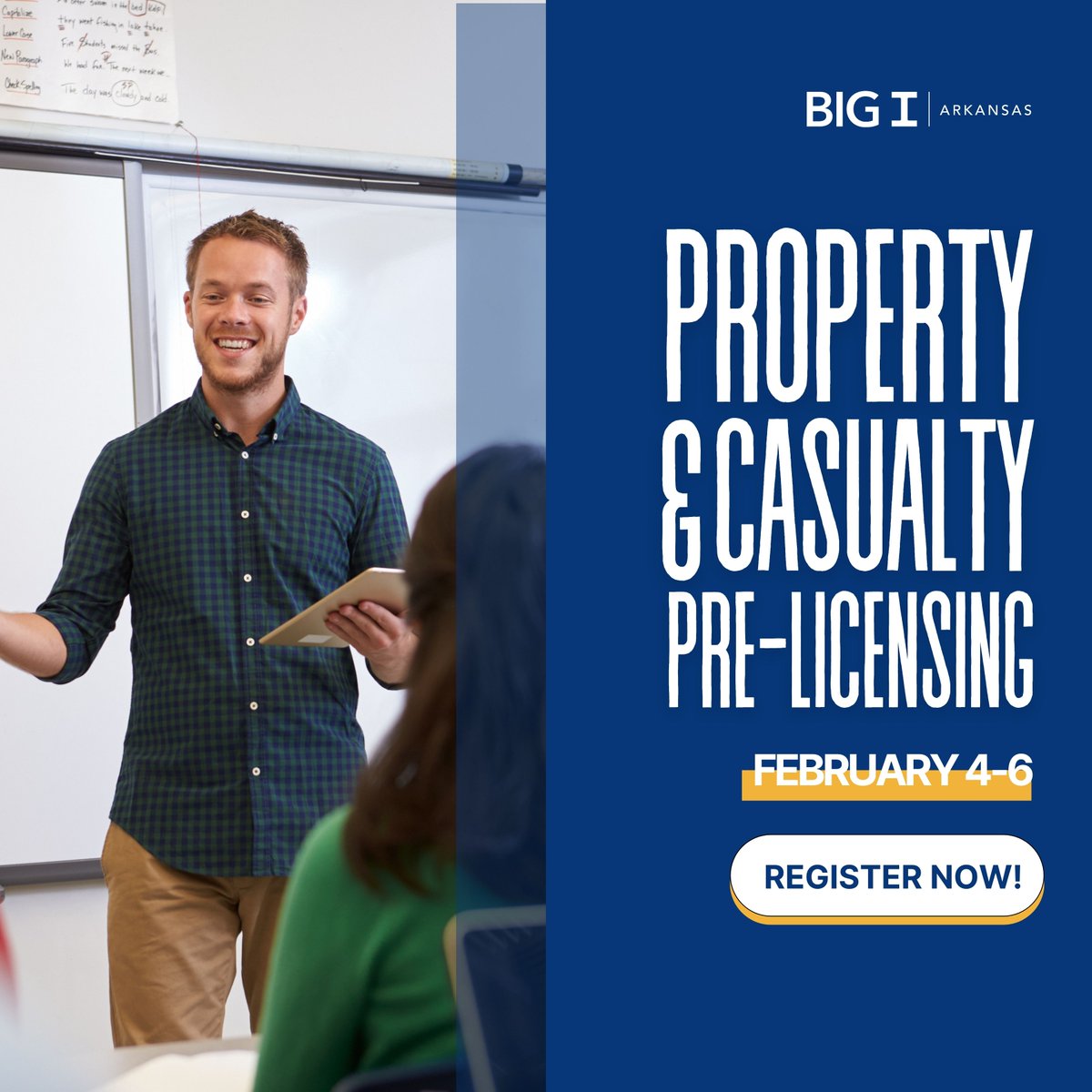 🌟Our Property &amp; Casualty Pre-Licensing course is your first step! Join us February 4–6, 2026 for a 3-day, exam-focused class designed to break down the basics of P&amp;C insurance and get you fully prepared for the state licensing exam.

📲Register now: bit.ly/4jsmA1z