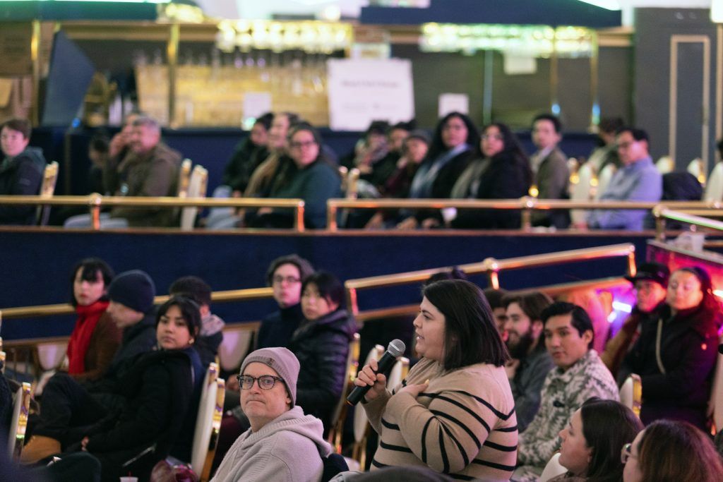 BlockClubCHI's tweet image. Speakers directly affected by Operation Midway Blitz shared their experiences during a panel hosted by Block Club Chicago. More than 200 people attended. blockclubchi.co/3NAeS9Z