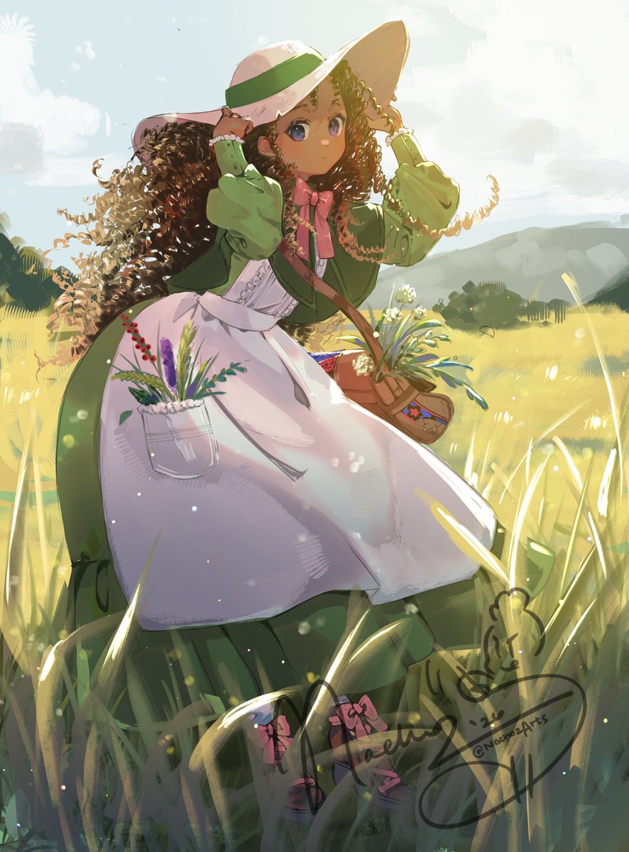 Curly Cottagecore 🌾🌾