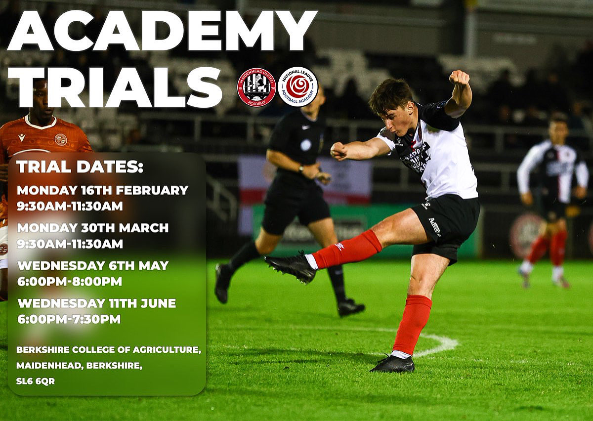 Maidenhead United Academy tweet media