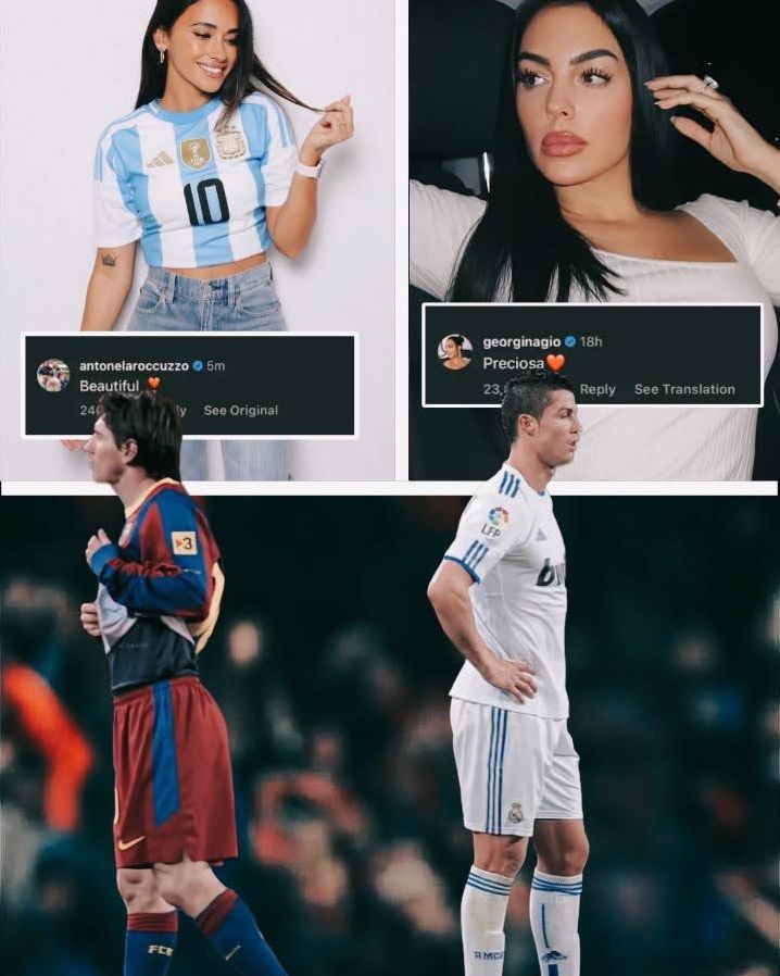Messi met Antonela at 5 years old stayed loyal put a ring on her and made her a Queen. 
Meanwhile Ronaldo out here treating Georgina like a long-term internship 🤦
What's he waiting for?  
Is it until she hits menopause?  
One guy wins on the pitch and at home. the other is just