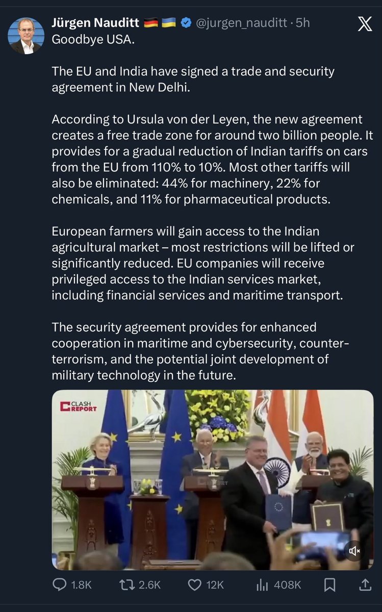 As the U.S. keeps alienating its own allies, they’re not waiting around. They’re cutting massive trade and security deals with each other instead, and Washington is waking up to a world where its leverage is no longer guaranteed.
