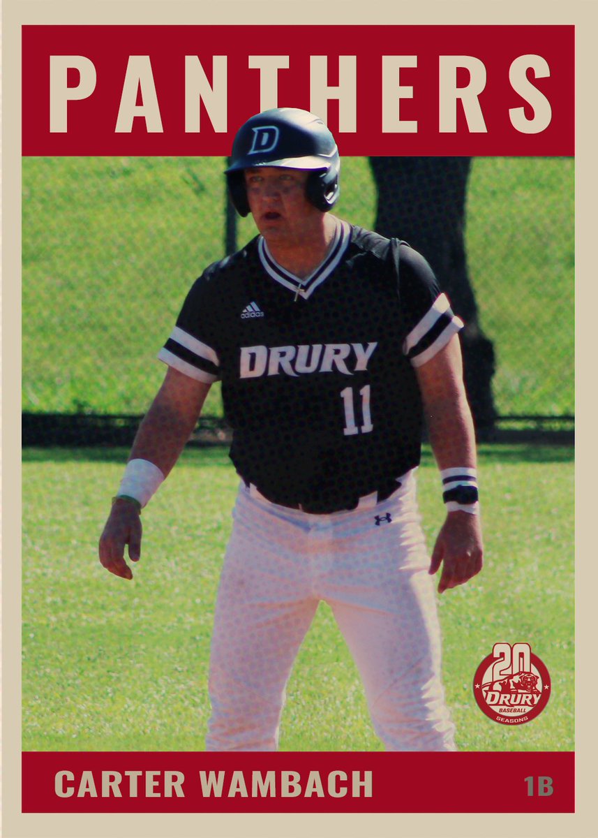 DruryBaseball's tweet image. Just a friendly reminder⏰... only 🔟 more days until 𝗖𝗮𝗿𝘁𝗲𝗿 𝗪𝗮𝗺𝗯𝗮𝗰𝗵 and the ⚾️Panthers open their 2026 season!

#OneDrury