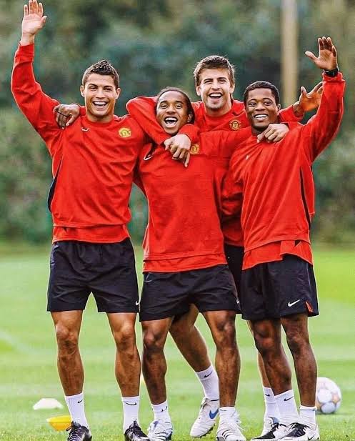 I can see Ronaldo, Pique and Patrice Evra, who's the other player?🤔

Level: Difficult 
98% will fail.