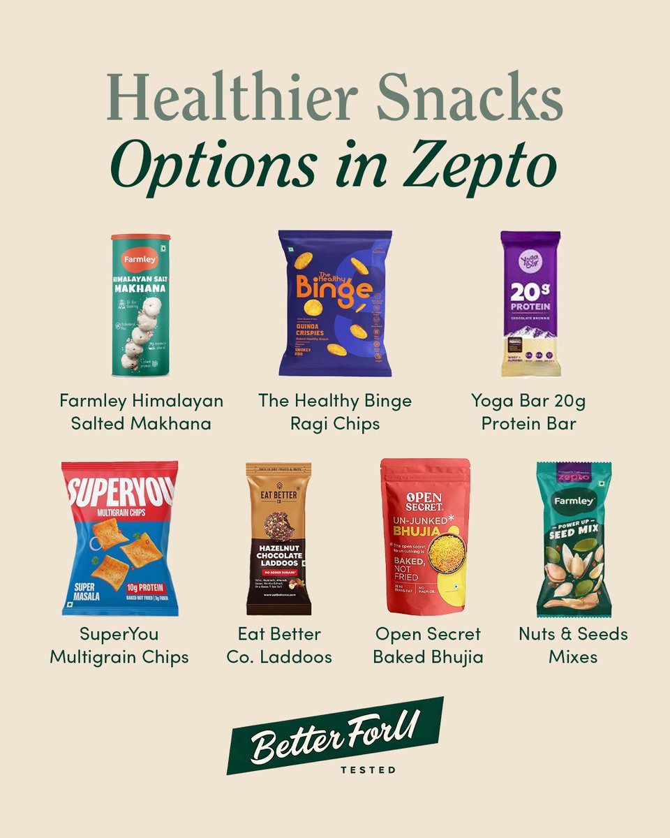 BetterforuTestd's tweet photo. “Healthier” snacks don’t announce themselves loudly. Most of the time, they’re quieter: baked instead of fried, simpler instead of flashy, and built around grains, nuts, or legumes rather than flavor systems. https://t.co/ZR7ov0Y6Xj