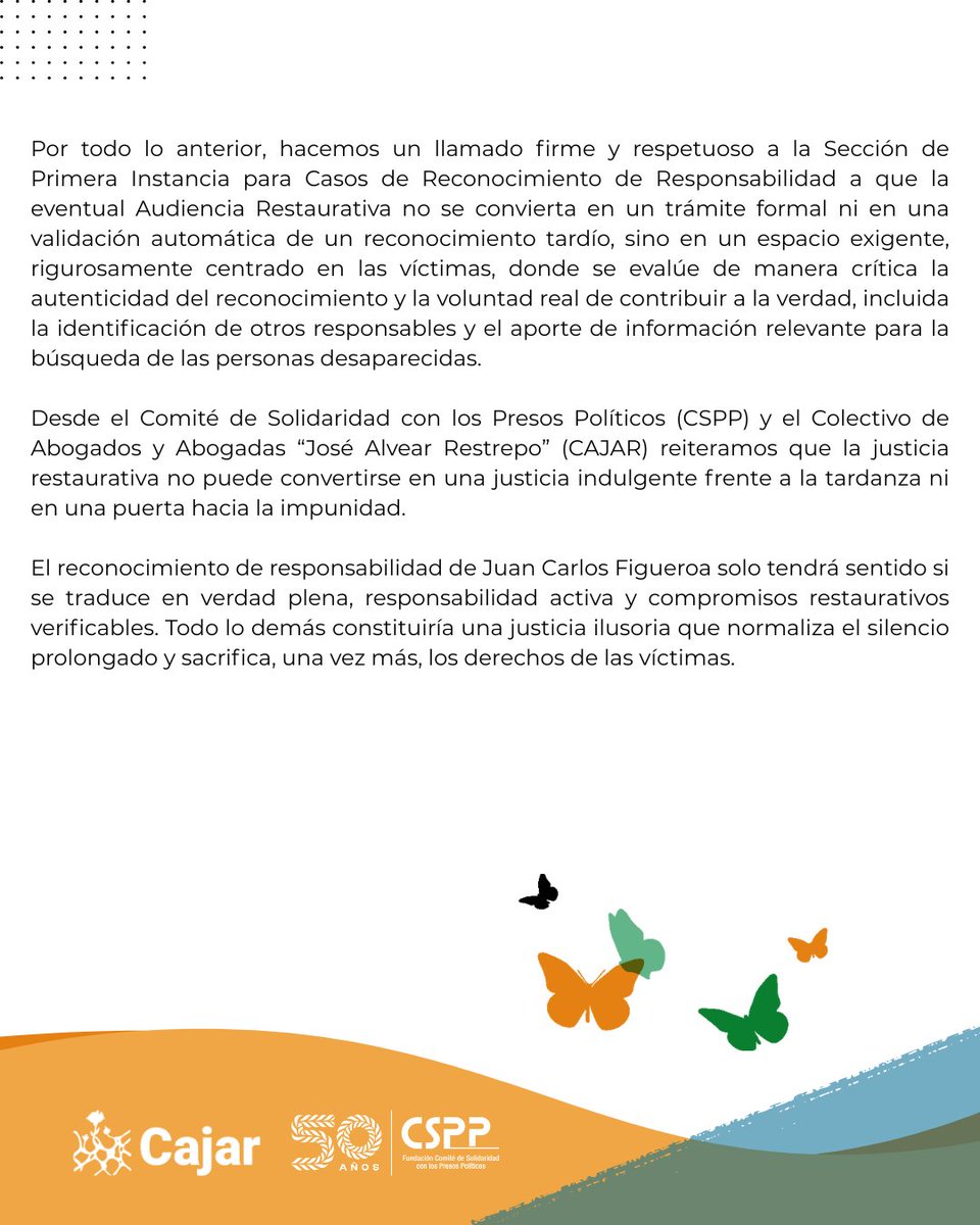 Comité de Solidaridad tweet media