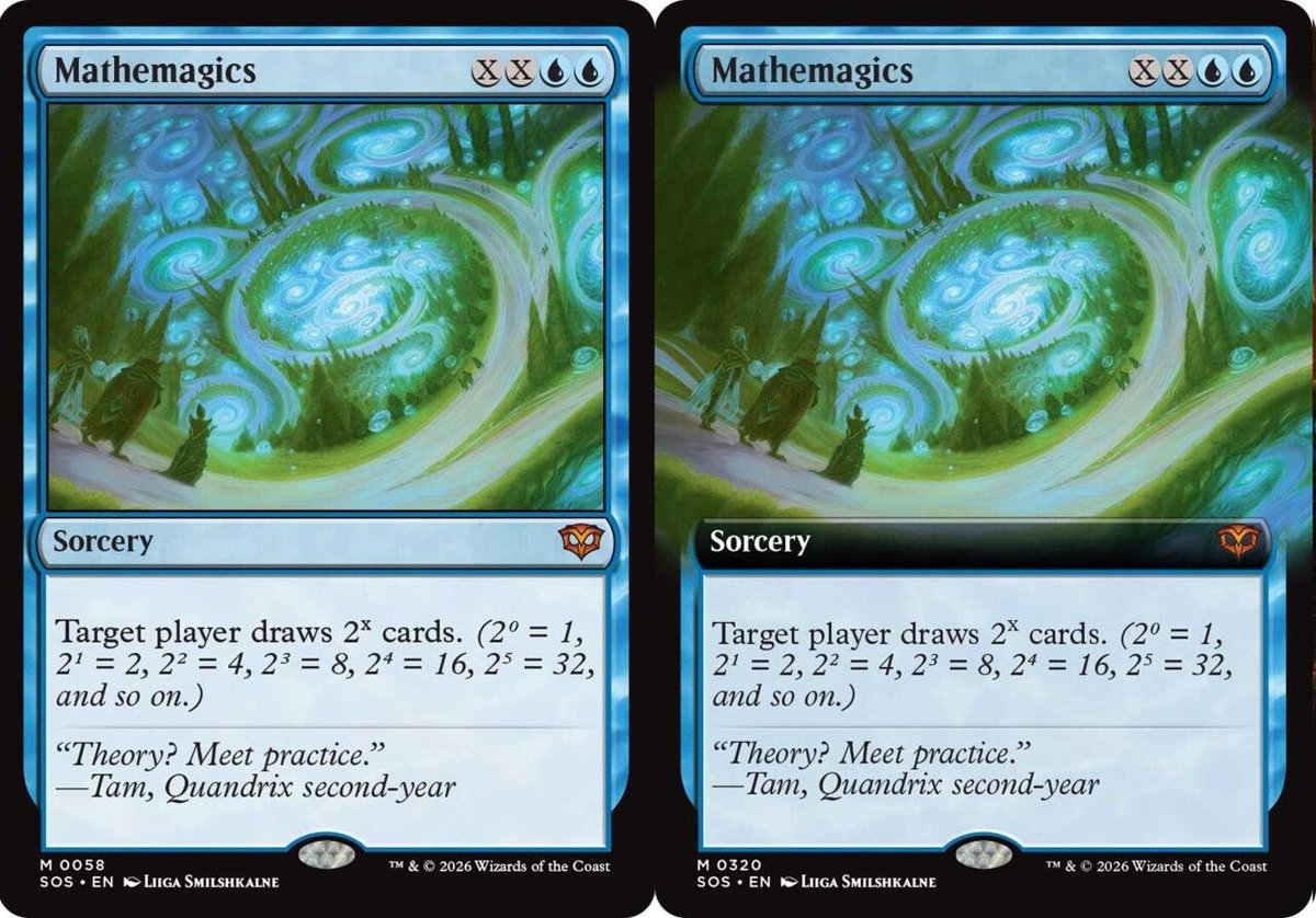 ricksplay_'s tweet image. Como buen ingeniero, esta carta es de mis favoritas hasta ahora en el set. Abriendo nuevas posibilidades, a ver cuando vemos unas integrales 😜
#MTGxStrixhaven
