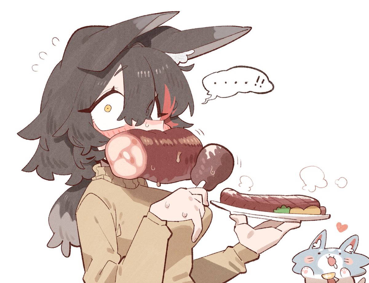 🍖🍗🥩🐺
#みおーん絵