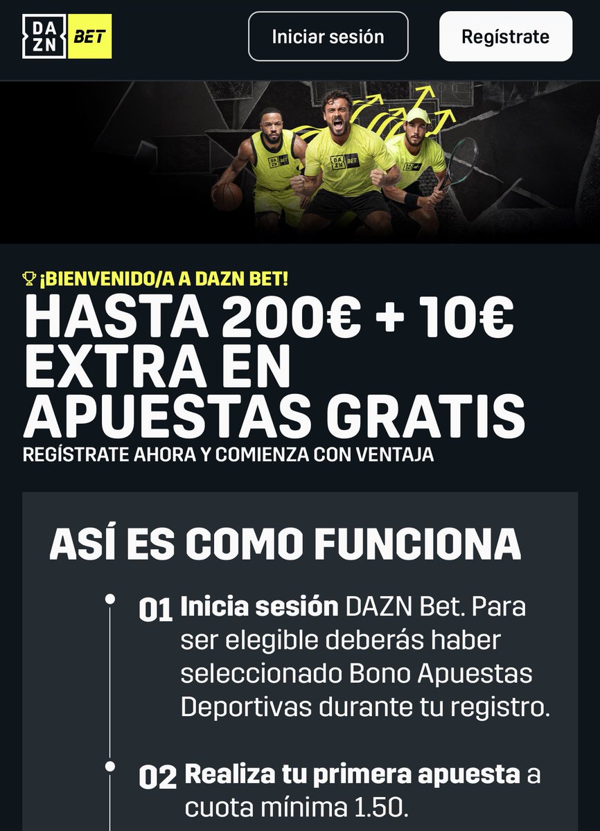 Schermata di Daznbet