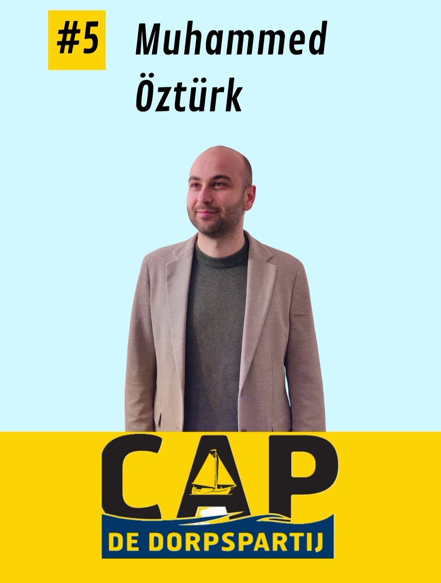 Muhammed staat op plaats 5 voor CAP de Dorpspartij. Hij wil zich inzetten voor de verkeersveiligheid in ons dorp, inwonersbetrokkenheid en het welzijn van arbeidsmigranten, omdat iedereen een fijne, veilige omgeving verdient. 

#bunschoten #politiek #spakenburg #eemdijk