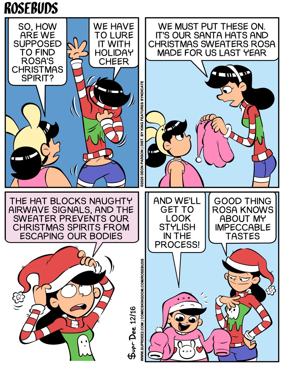 Suprdee2's tweet image. Rosebuds 12/16 - The Christmas Spirit (3/14)