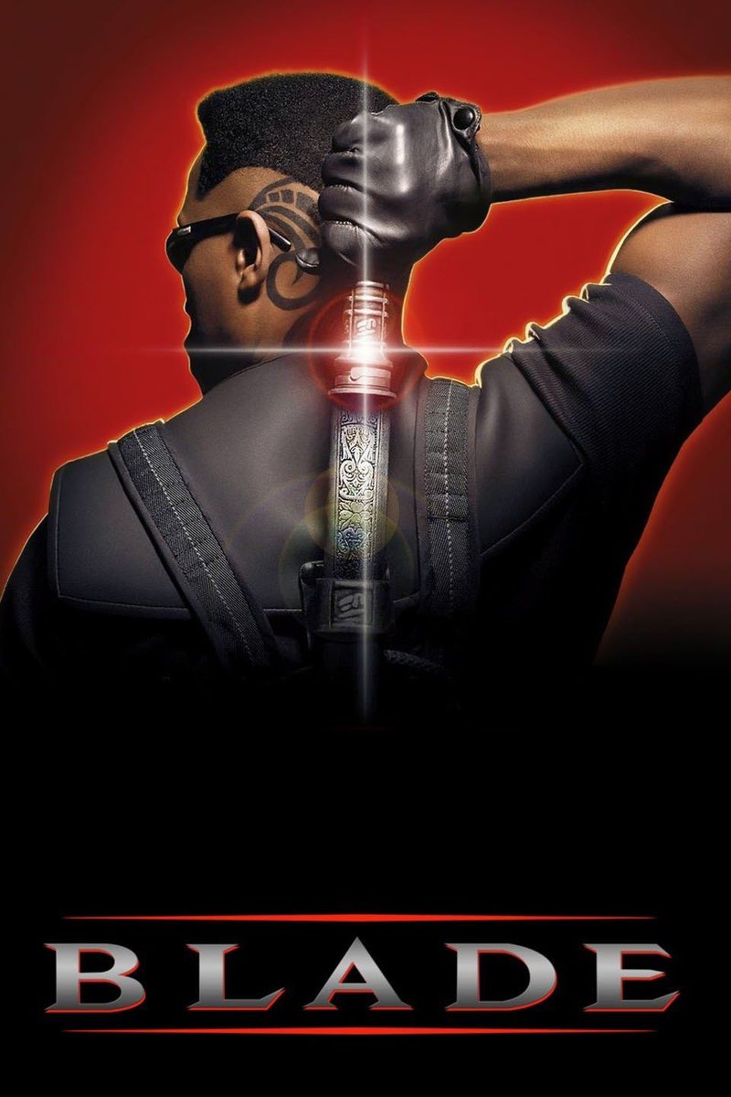 00joepocket's tweet image. Choose your top 25 favorite comic book adaptations (live action or animated). One per day for 25 days, in no particular order.
No explanations, no reviews. 

CTOP @MonarchDafey 

Day 15 : Blade