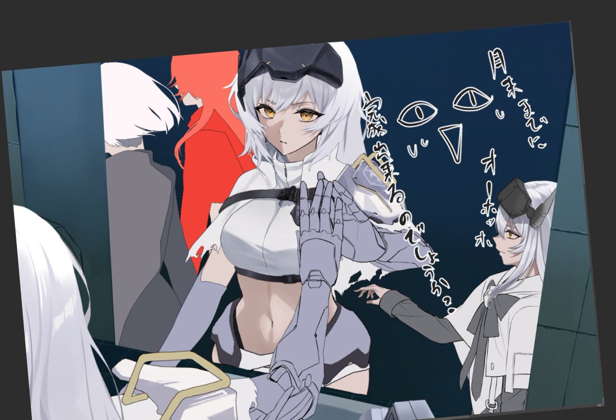 なつむ@セルフ受肉Vtuber|絵仕事募集中🐺🐾📻 tweet media