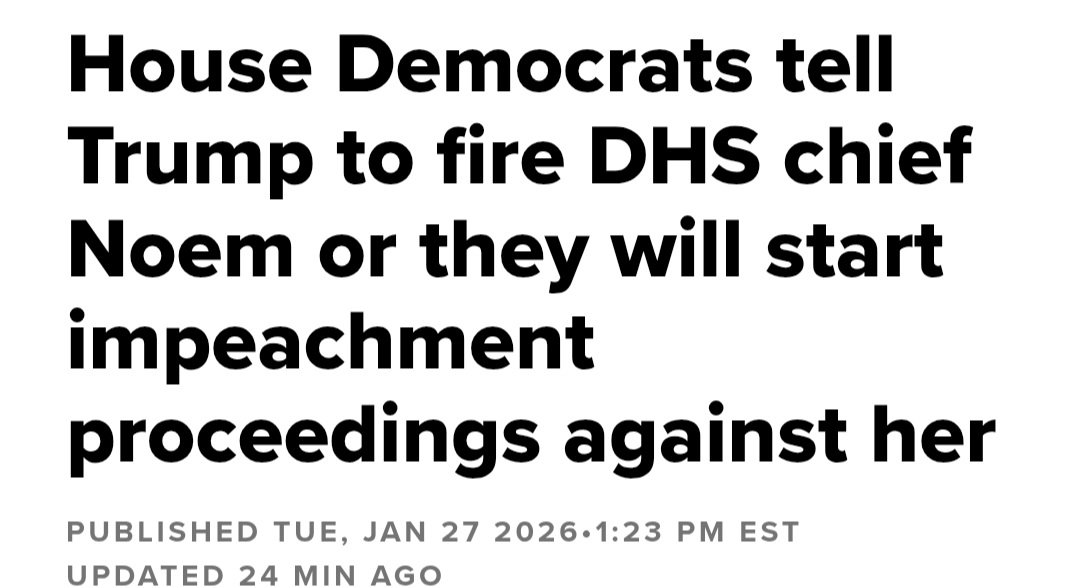 Dirty dems are at it again! Impeach, impeach, impeach seems to be all they ever have! Noem is doing an excellent job and they are afraid of her.